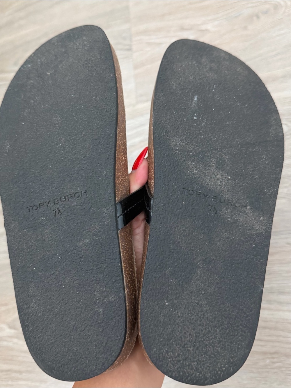 Tory Burch Miller Cloud Sandal Black Size 7.5 - Picture 3 of 3
